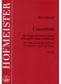 Concertino für Violine und Streichorchester / KlA