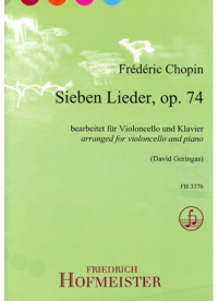 Sieben Lieder, op. 74