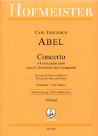 Concerto à Cornu principale con piu Stromenti accompagnanti