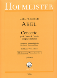 Concerto per il Cornu di Caccia con piu Stromenti
