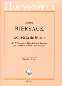 Konzertante Musik / Partitur