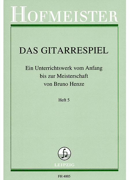 Das Gitarrespiel, Heft 5
