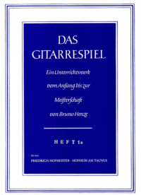 Das Gitarrespiel, Heft 1a
