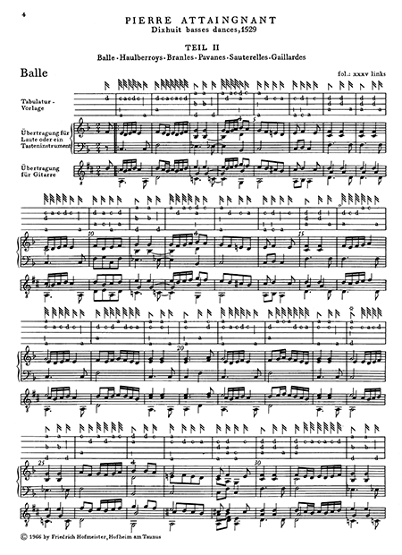 Dixhuit basses dances, 1529 – Bild 2