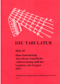 Ain schone kunstliche Underweisung auff der Lautten und Geygen, 1523