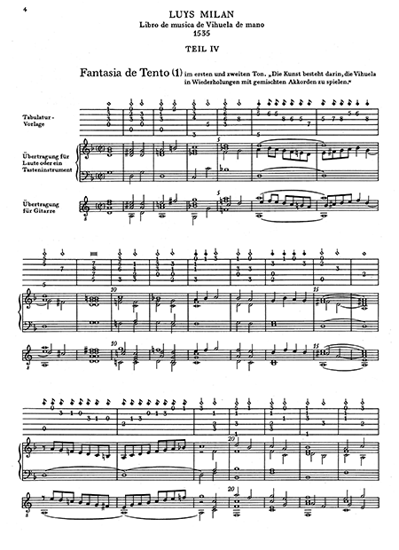 Libro de musica de Vihuela de mano, 1535, Teil IV – Bild 2