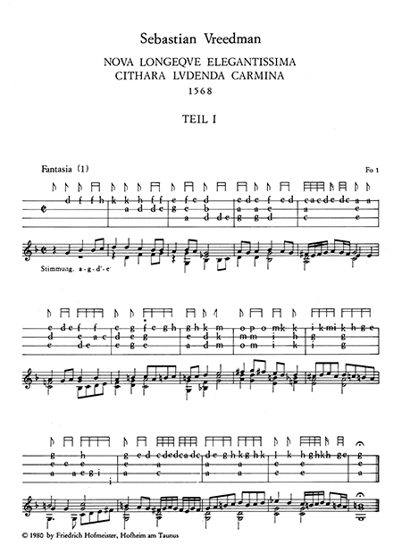 Musik für die Cister, 1568 – Bild 2