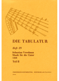 Musik für die Cister, 1568