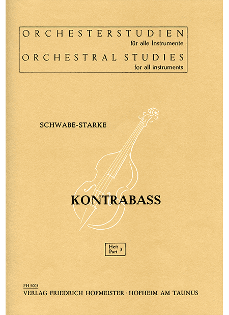 Orchesterstudien Kontrabass, Heft 3