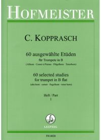 60 ausgewählte Etüden für Trompete in B, Heft 1