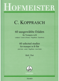 60 ausgewählte Etüden für Trompete in B, Heft 2