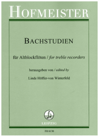 Bachstudien für Altblockflöte