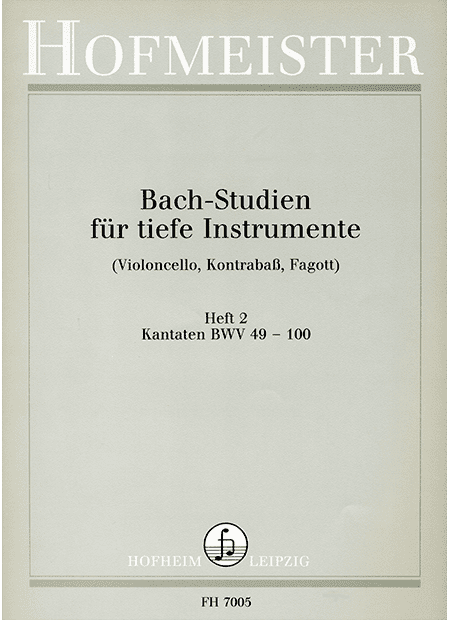 Bach-Studien für tiefe Instrumente