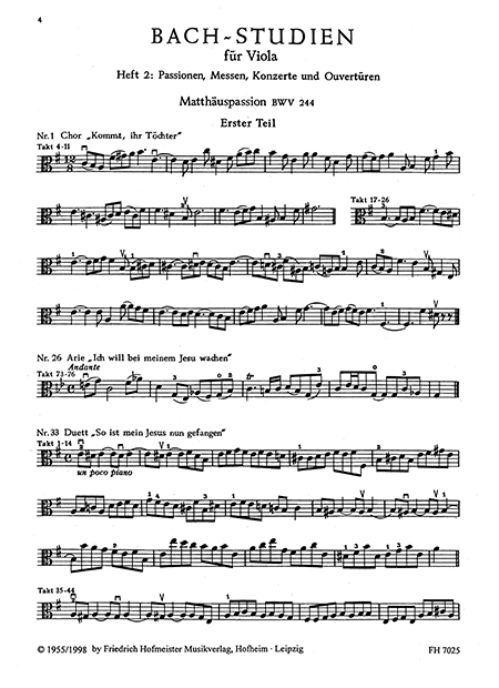Bach-Studien für Viola – Bild 2