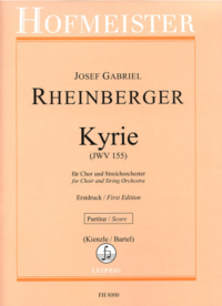 Kyrie (JWV 155) für Chor und Streichorchester / Partitur