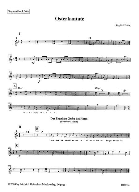 Osterkantate / Orchesterstimmen (einfacher Satz) – Bild 2