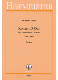Konzert D-Dur für Kontrabaß und Orchester / Partitur