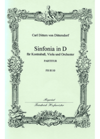 Sinfonia in D für Kontrabass, Viola und Orchester (Sinfonia concertante) / Partitur