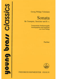 Sonata für Trompete, Streicher und B. c. / Partitur