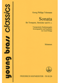 Sonata für Trompete, Streicher und B. c. / Stimmen