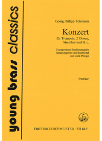 Konzert für Trompete, 2 Oboen, Streicher und B.c. / Partitur