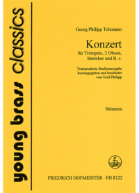 Konzert für Trompete, 2 Oboen, Streicher und B.c. / Stimmen