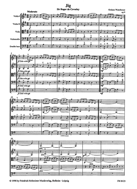 Jig, Air and Reel, op. 9 / Partitur – Bild 2