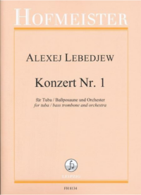 Konzert Nr. 1 für Tuba (Bassposaune) und Orchester / Partitur