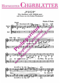 Fuge (Ein Musikant wollt' fröhlich sein)