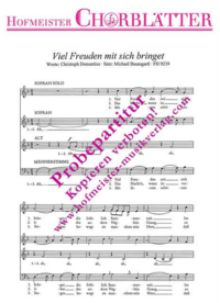 Lob der Nachtigall (Viel Freuden mit sich bringet)