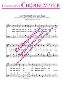 Der Kuckuck und der Esel