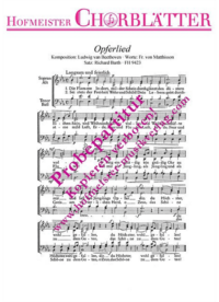 Opferlied (Die Flamme lodert)