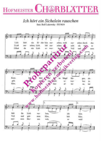 Ich hört' ein Sichelein rauschen