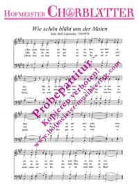 Wie schön blüht uns der Maien