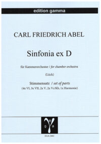 Sinfonia ex D / Stimmensatz