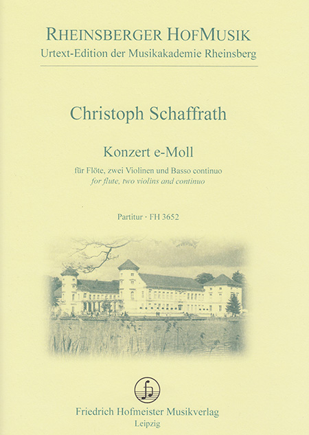 Konzert e-Moll / Partitur
