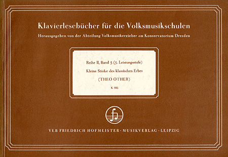 Kleine Stücke des klassischen Erbes, Bd. 5