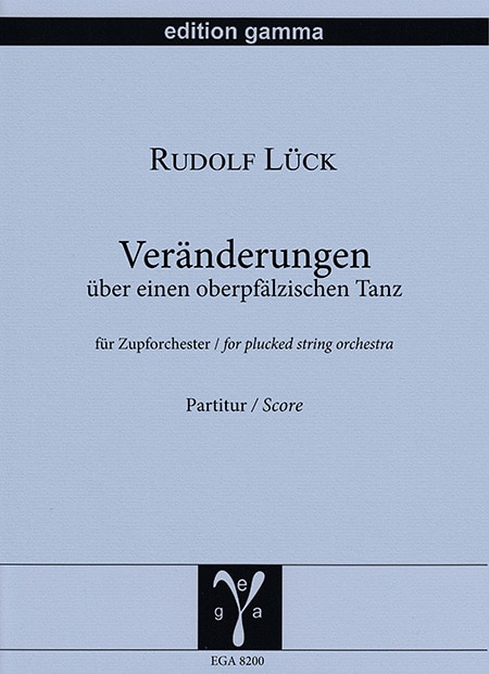 Veränderungen über einen oberpfälzischen Tanz / Partitur