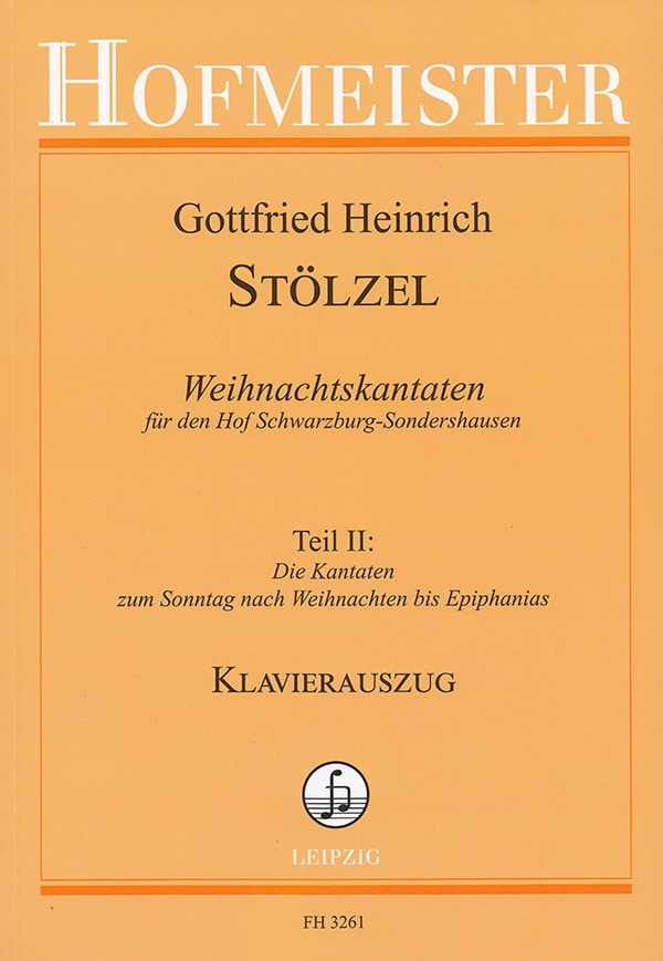 Weihnachtskantaten für den Hof Schwarzburg-Sondershausen, Teil II / KlA
