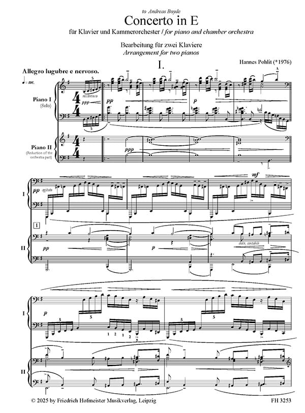Concerto in E für Klavier und Kammerorchester – Bild 2