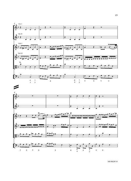 Wir singen dir Anbetung, Dank und Ruhm (Ratswahlkantate) / Partitur – Bild 3